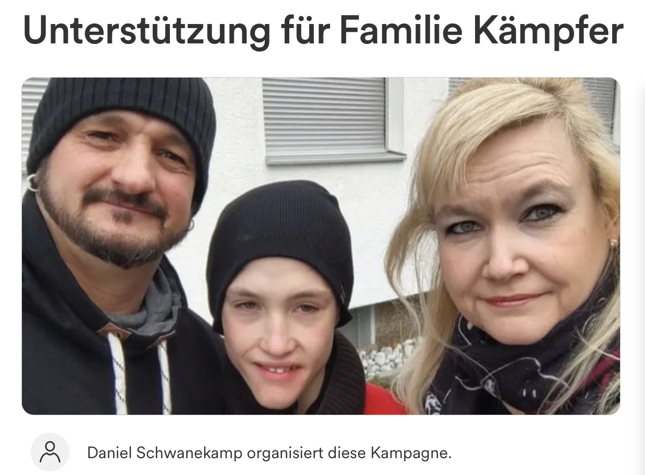 2024 Unterstutzung fur Familie Kampfer